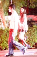OLIVIA RODRIGO Noght Out with Her Boyfriend in Los Angeles 08/27/2021