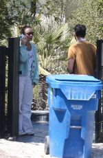 OLIVIA WILDE Visiting a Friend in Los Angeles 08/06/2021