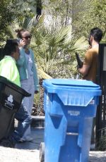 OLIVIA WILDE Visiting a Friend in Los Angeles 08/06/2021
