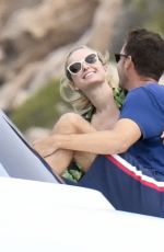 PARIS HILTON and Carter Reum at a Yacht in Sardinia 08/25/2021