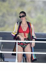 PARIS HILTON in Bikini at a Yacht in Sardinia 08/23/2021