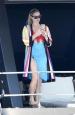 PARIS HILTON in Bikini at a Yacht in Sardinia 08/23/2021