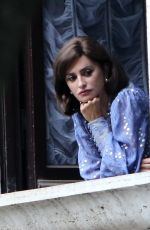 PENELOPE CRUZ on the Set of L