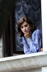 PENELOPE CRUZ on the Set of L