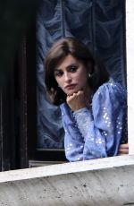 PENELOPE CRUZ on the Set of L