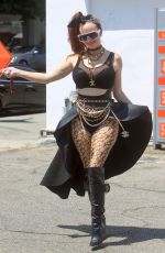 PHOEBE PRICE Out and About in Hollywood 08/09/2021