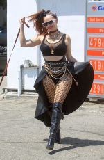 PHOEBE PRICE Out and About in Hollywood 08/09/2021