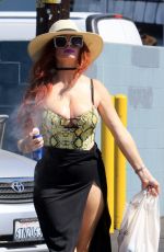 PHOEBE PRICE Out and About in Los Angeles 08/30/2021
