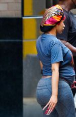 Pregnant CARDI B Shopping on Fifth Avenue in in New York 08/25/2021