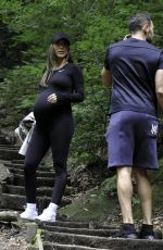 Pregnant DARBY WARD and Michael Jackson Out in Alderley Edge Park in Cheshire 08/25/2021