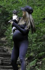 Pregnant DARBY WARD and Michael Jackson Out in Alderley Edge Park in Cheshire 08/25/2021