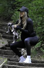 Pregnant DARBY WARD and Michael Jackson Out in Alderley Edge Park in Cheshire 08/25/2021