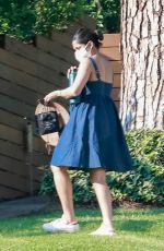 Pregnant FREIDA PINTO Out and About in Los Angeles 08/24/2021