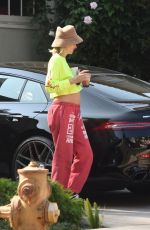 Pregnant JESSICA HART Out in Los Angeles 08/25/2021