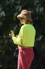 Pregnant JESSICA HART Out in Los Angeles 08/25/2021