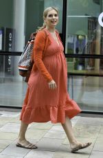 Pregnant RACHEL RILEY Leaves Countdown Studios in Manchester 08/17/2021
