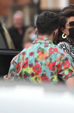 PRIYANKA CHOPRA and Nick Jonas at Scalani Restaurant in London 08/12/2021