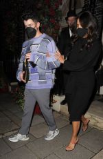 PRIYANKA CHOPRA and Nick Jonas Night Out in London 08/06/2021