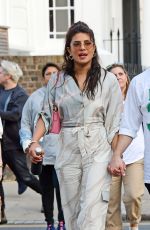 PRIYANKA CHOPRA and Nick Jonas Out in London 08/13/2021