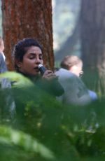 PRIYANKA CHOPRA on the Set of Citadel in Awscot 08/25/2021