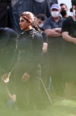PRIYANKA CHOPRA on the Set of Citadel in Awscot 08/25/2021