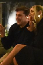 RACHEL FENTON Smoking a Cigarette at Nobu in London 08/10/2021