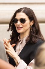 RACHEL WEISZ and KITTY HAWTHORNE on the Set of Dead Ringers in New York 08/09/2021