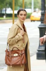 RACHEL WEISZ and KITTY HAWTHORNE on the Set of Dead Ringers in New York 08/09/2021