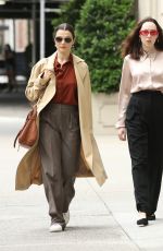 RACHEL WEISZ and KITTY HAWTHORNE on the Set of Dead Ringers in New York 08/09/2021