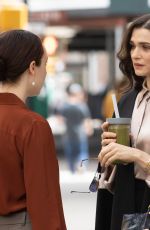 RACHEL WEISZ and KITTY HAWTHORNE on the Set of Dead Ringers in New York 08/09/2021