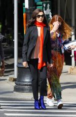 RACHEL WEISZ Out in New York 08/06/2021