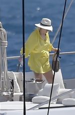 REBEL WILSON in Bikini at a Yacht in Portofino 08/07/2021
