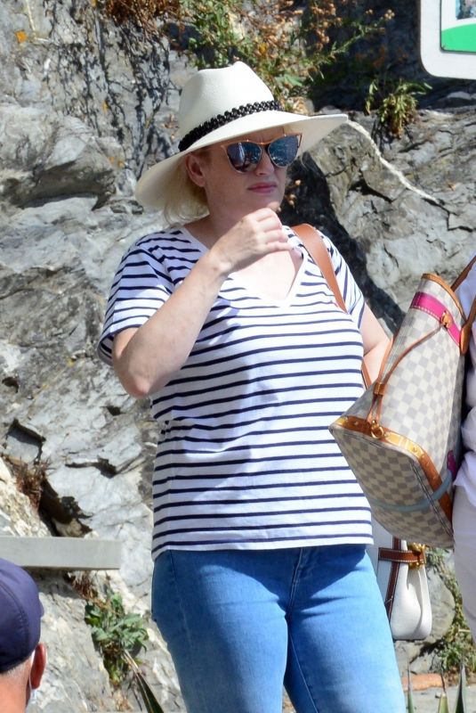 REBEL WILSON Out on Vacation in Italy 08/05/2021