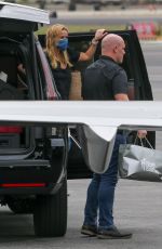 REESE WITHERSPOON and AVA PHILLIPPE Boarding a Private Jet at Van Nuys Airport 08/22/2021