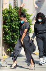 REGINA HALL Arrives at a Studio in Los Angeles 08/12/2021