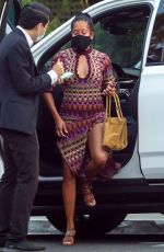 REGINA KING Out for Dinner in Los Angeles 08/24/2021