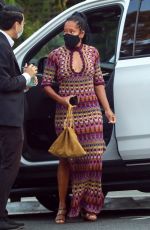 REGINA KING Out for Dinner in Los Angeles 08/24/2021