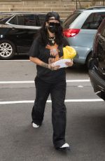 RIHANNA Arrives at Her Hotel in New York 08/04/2021