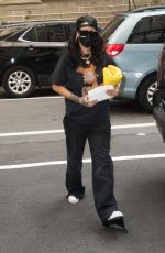 RIHANNA Arrives at Her Hotel in New York 08/04/2021