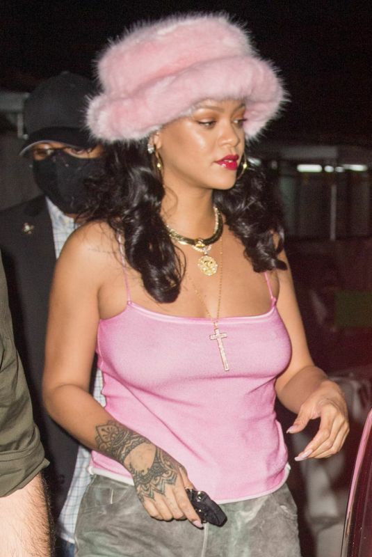 RIHANNA Night Out in New York 07/31/2021