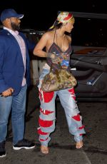 RIHANNA Night Out in New York 08/12/2021