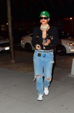 RIHANNA Night Out in New York 08/15/2021