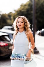 RITA ORA at Hotel de Crillon in Paris 08/08/2021