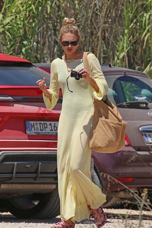 ROMEE STRIJD Out for Lunch in Ibiza 08/06/2021