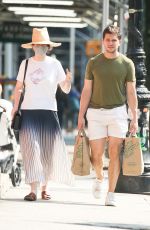 ROSE LESLIE and Kit Harington Out in New York 08/26/2021