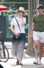 ROSE LESLIE and Kit Harington Out in New York 08/26/2021