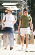 ROSE LESLIE and Kit Harington Out in New York 08/26/2021