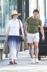 ROSE LESLIE and Kit Harington Out in New York 08/26/2021