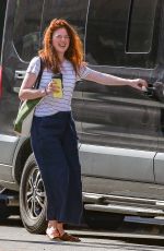 ROSE LESLIE Out for Coffee in New York 08/13/2021
