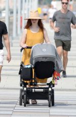 ROSE LESLIE Out in New York 08/08/2021